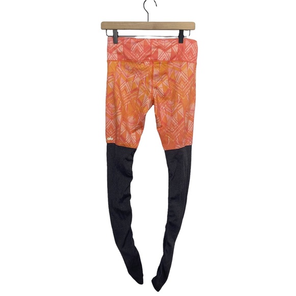 Alo goddess leggings size small gray orange - Picture 4 of 4